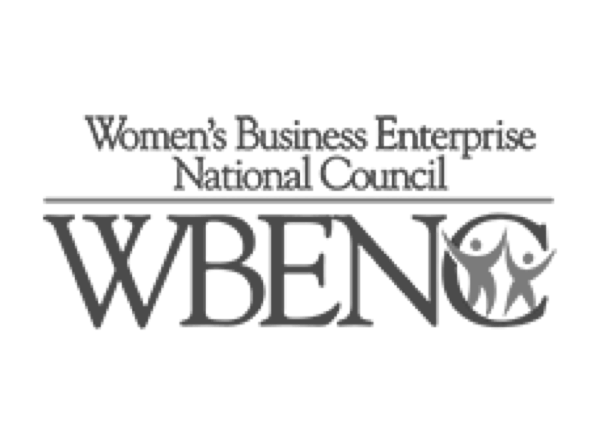 Company Logo, Women's Owned, WBENC, Women in Business, Black and White